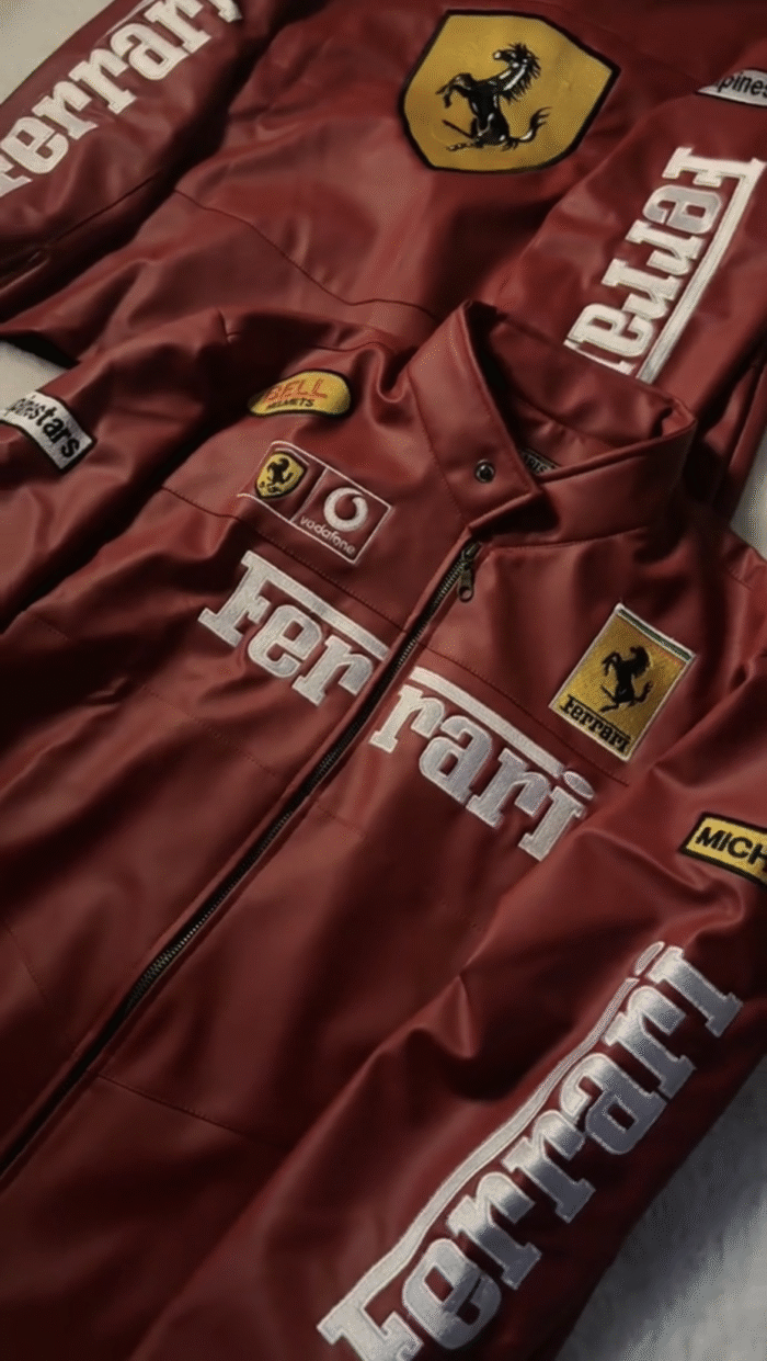Ferrari F1 Racing Leather Jackets - Image 1