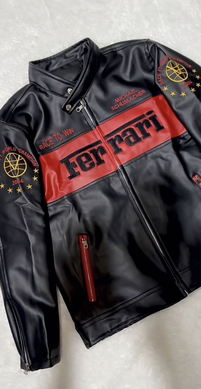 Michael Schumacher Ferrari Leather Jackets - Image 1