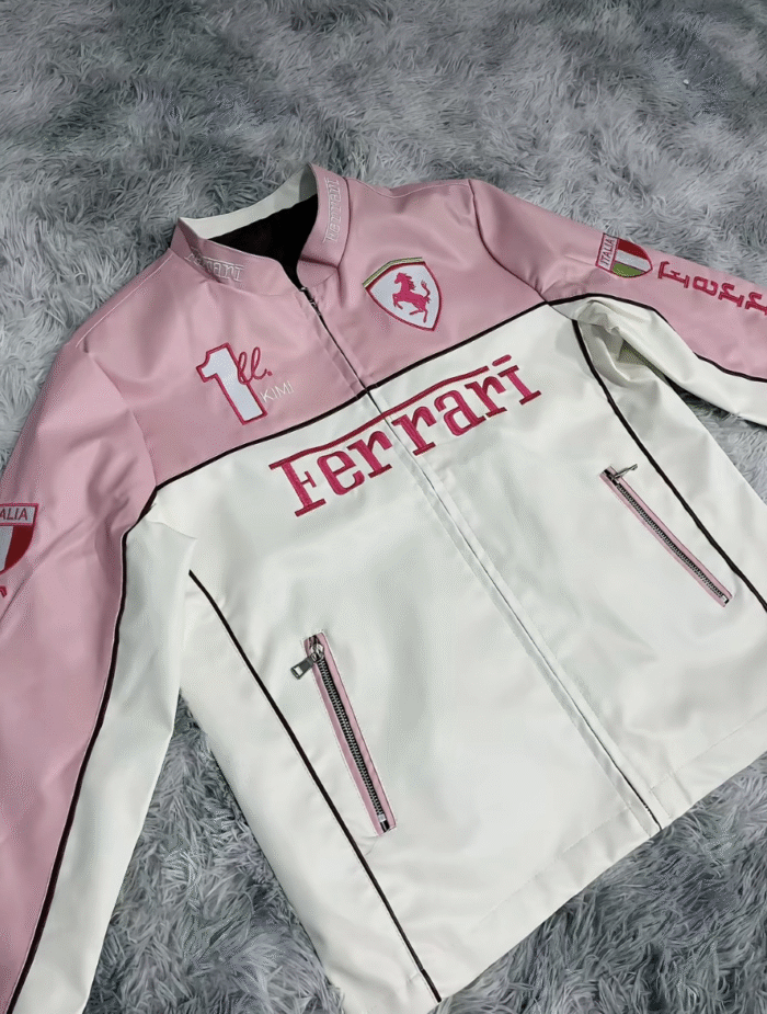 WoMen`s Ferrari-Inspired Leather Jackets - Image 1